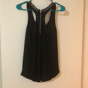 Express racer back black top NWOT